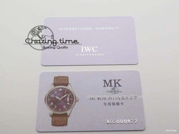 MIROTIME 0726 Mark XVII Le Petit Prince MK Maker 1:1 Best Edition SS Blue Dial On Brown Leather Strap A ComfortFit 7377